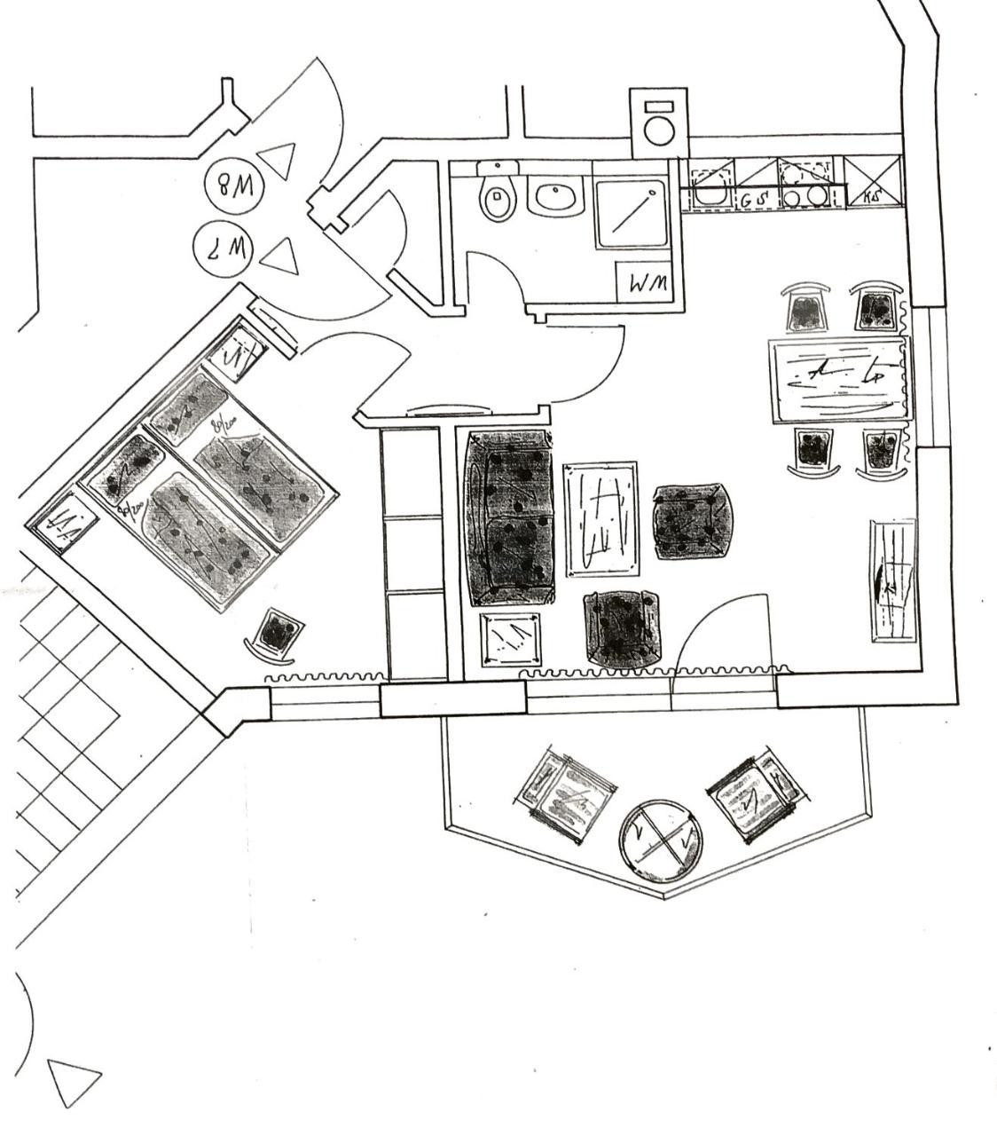 Apartment Fridolin Zempin Eksteriør bilde
